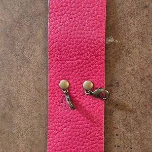 New Red Leather Bracelet